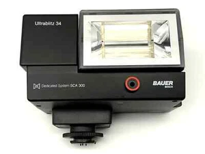 Bauer Ultrablitz 34 flash SCA 300 cámara flash flash insertable flash luz - Imagen 1 de 3