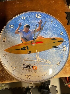 Vintage OAM Surfing Wall Clock 2003 On A Mission Al Merrick Surfboards - Image 1 of 4