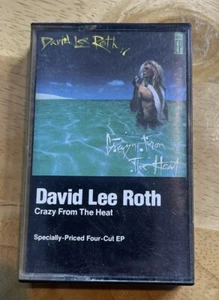 David Lee Roth Crazy From The Heat Cassette Tape 1985 - Picture 1 of 2