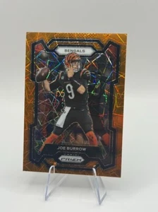 2023 Panini Prizm Orange Lazer # 57 Joe Burrow Color Match Cincinnati Bengals - Picture 1 of 2