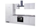 Küchenzeile mit E-Geräten & Geschirrspüler - 310 cm breit - Weiß – Toska