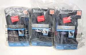 3 Hanes 3-Pack Long Leg Boxer Brief Men MEDIUM Sport X-Temp Total Support Pouch - Picture 1 of 2