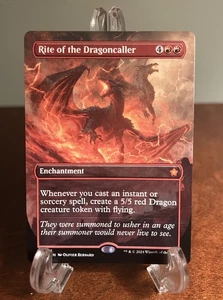 Rite of the Dragoncaller (Borderless) #331 (NM) Foundations FDN Magic MTG - Bild 1 von 2