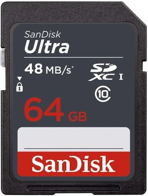 SanDisk Ultra 64 GB SDXC Class 10 Memory Card up to 48 Mbps - Image 1 of 4