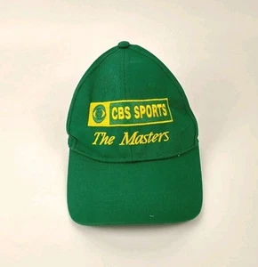 CBS Sports The Masters Golf Hat Cap Green Yellow - Picture 1 of 8