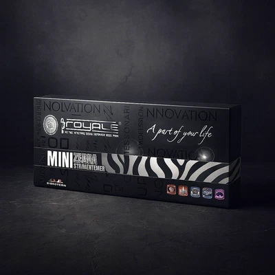 Royale Pro Mini Zebra Ceramic Hair Straightener 0.5" Travel Dual Voltage - Image 1 of 4