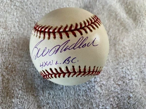 BILL MADLOCK (4 veces campeón de bateo) firmado béisbol-MLB y tres estrellas autenticado - Imagen 1 de 2