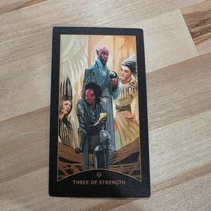 THREE of STRENGTH~Dungeons And Dragons SINGLE Tarot Card - Picture 1 of 3