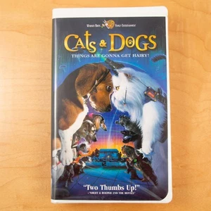 Cats & DOGS - Warner Bros (VHS-2001) Video Tape - Picture 1 of 3