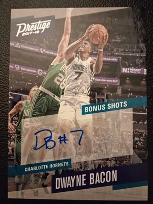 2017-18 Prestige Dwayne Bacon AUTOGRAPH Hornets - Image 1 of 2