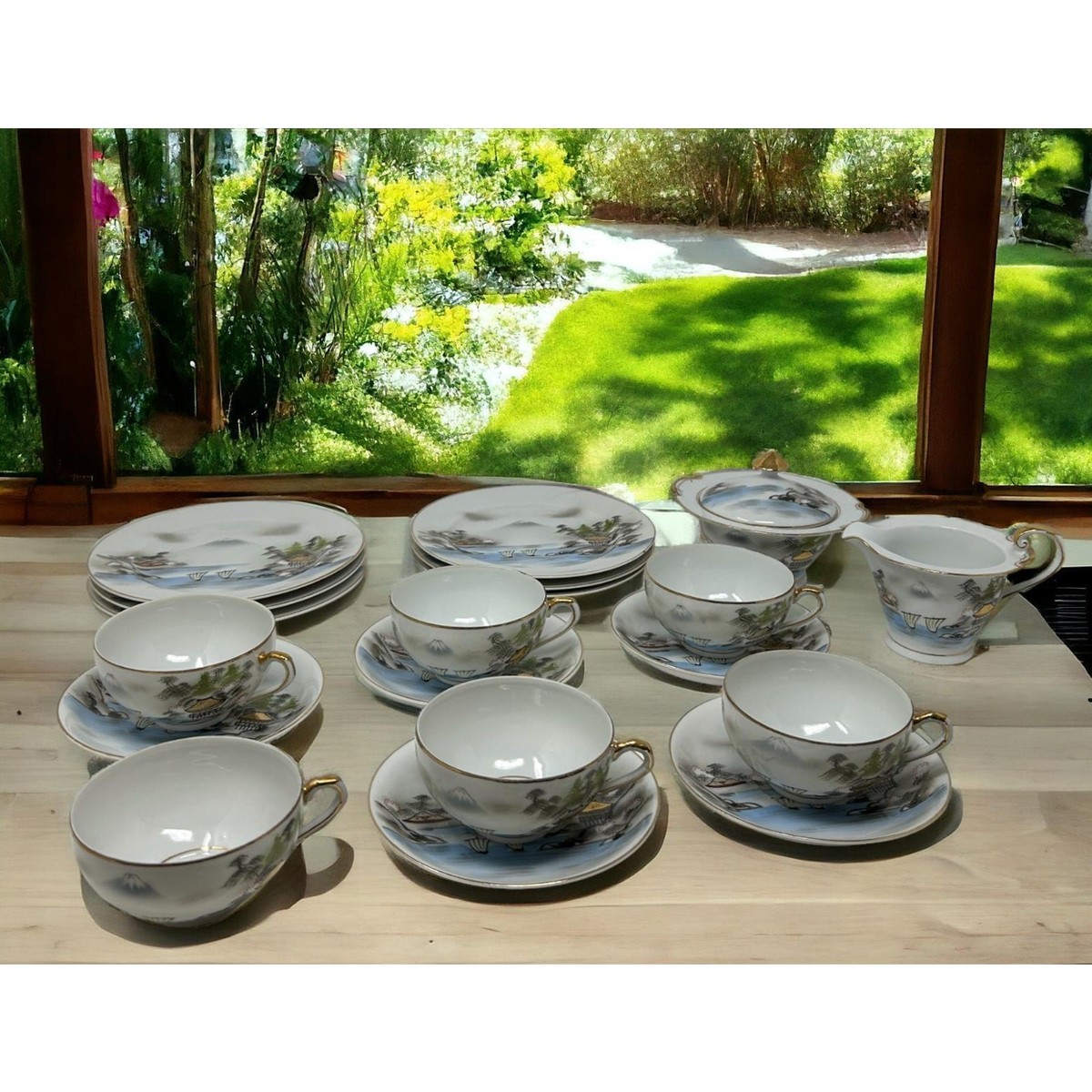 Kutani Tea Set In Collectible Japanese Teapots & Tea Sets Kutani Tea Set In Collectible Japanese Teapots & Tea Sets
