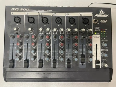 Vtg Peavey RQ200 Reference Quality Six Channel Mini Mixer - works - Image 1 of 3