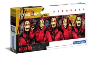 CLEMENTONI PUZZLE 1000 PEZZI H/Q PANORAMA PUZZLE LA CASA DE PAPEL 39545 - Foto 1 di 1