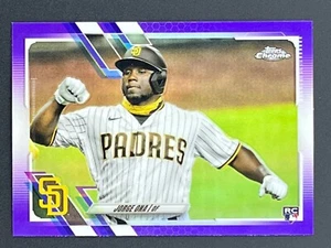 JORGE ONA RC 2021 Topps Chrome Update #USC13 Purple Refractor Padres - Picture 1 of 2