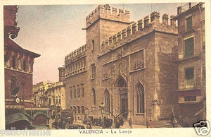 ANTIGUA POSTAL VALENCIA LA LONJA OLD POSTCARD POSTKARTE  CC00352 - Imagen 1 de 1