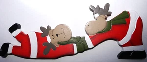 Weihnachts- und Nikolaus-Figuren NEU Holz Weihnachtsschmuck Tischdekoration usw. - Bild 1 von 3