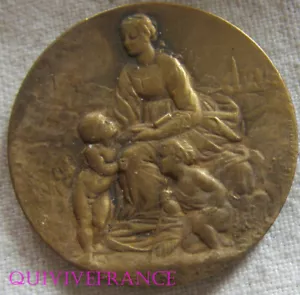 MED14424 - MEDAILLE HUNDERTJÄHRIGER TOKEN SCHÖNER GÄRTNER PARIS 1930 von CHAPLAIN - Bild 1 von 2