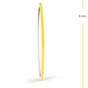 Zierstreifen 3mm 10 Meter Gelb Glänzend RAL 1021 Glanz Auto Boot Motorrad WoMo - Bild 1 von 5