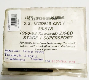 Kit calibración chorro carburador Kawasaki ZX6 D 1990 90 91 92 93 94 95 YOSHIMURA - Imagen 1 de 4