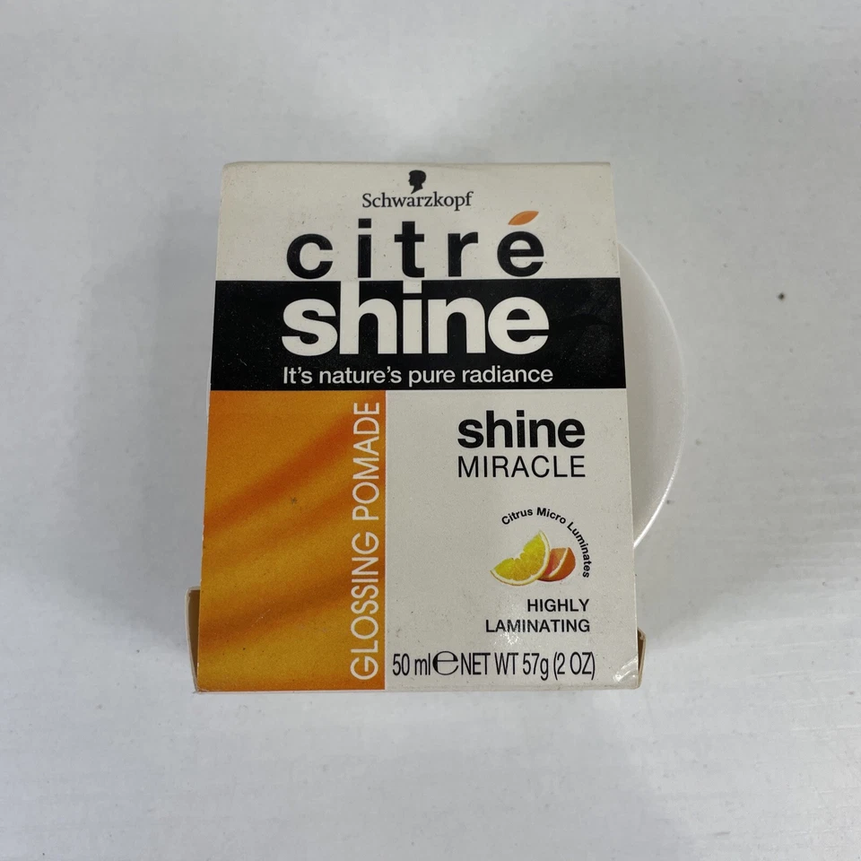 Schwarzkopf Citre Shine Glossing Pomade Shine Miracle 2 oz descontinuado difícil de encontrar nos Foto 1 de 2