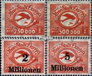 Danzig 177-180 (kompl.Ausg.) mit Falz 1923 Hochinflation - Bild 1 von 1