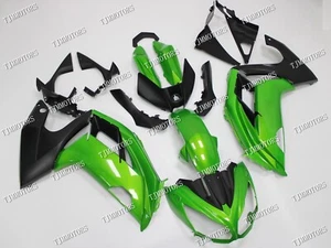 For 2012-2016 ER-6F Ninja650 Green Black ABS Injection Mold Bodywork Fairing Kit - Picture 1 of 9