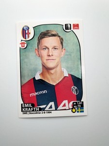 No. 71 Emil Krafth Bologna - Panini footballers 2017/18