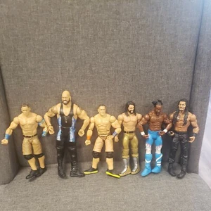 LOT OF 6 WWE John Cena Mattel Series 59 Great Condition Lot of 6 - Picture 1 of 8