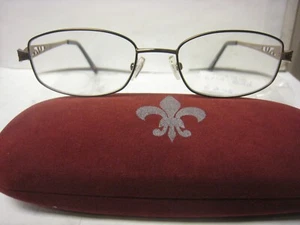 Fleur de Lis Brillengestell L114 in BRAUN 52-18-135 mit Etui - Bild 1 von 3