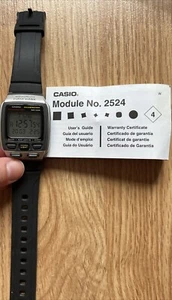 NEW; Casio Illuminator 2524 DB-37H- Data Bank Digital Men's Watch- 13 Languages - Picture 1 of 4
