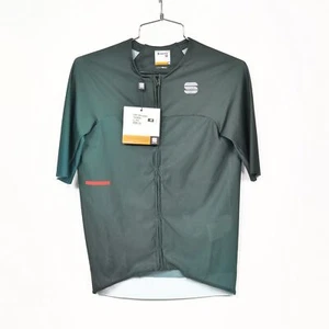Sportful Light Pro Jersey Men's M Short Sleeve Full Zip Shaded Green Bike - Picture 1 of 2