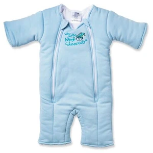 Baby Merlin's Magic Sleepsuit Girls' 100% Cotton Large (18-21lbs) Blue - Picture 1 of 7