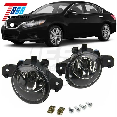 New Pair Of Fog Lights Lamps Front Bumper RH LH for Nissan Altima 2007-2022 US - Image 1 of 4