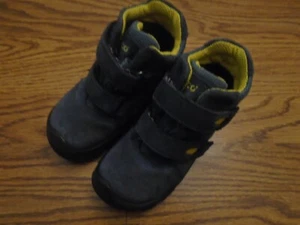 ECCO nubuck Eccolight blue size 8 (25) hiking style boots, adj. straps Ex. - Picture 1 of 6