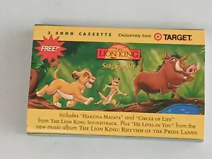THE LION KING Song Sampler Cassette Tape 1995 Target Exclusive EUC - Picture 1 of 6