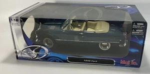 1949 Ford 1/18 Convertible BLUE Maisto Special Edition 46629 Die-cast - Picture 1 of 3