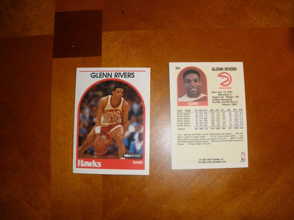 1989 NBA Hoops-(#252-352)-Complete Your Set-Singles-.99-Free Shipping! - Image 1 of 1