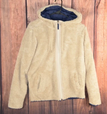 Roxy Faux Fur Full-Zip Insulated Hooded Jacket Size Medium M - Изображение 1 из 4