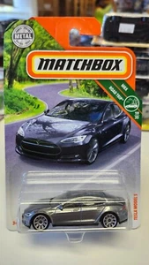 Matchbox MBX Road Trip #19/35 Tesla Model S - Foto 1 di 3