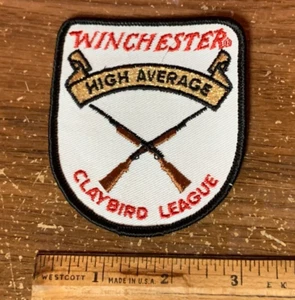 Winchester High Average Claybird League gestickter Aufnäher unbenutzt - Bild 1 von 3