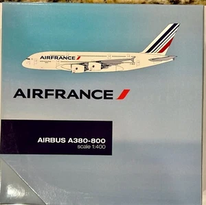 GeminiJets Socatec GJAFR1665 1:400 AirFrance F-HPJF Airbus A380-800 Airplane - Picture 1 of 4