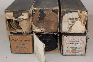 Konvolut 6 Vintage Pianorollen QRS #S98 - Bild 1 von 9