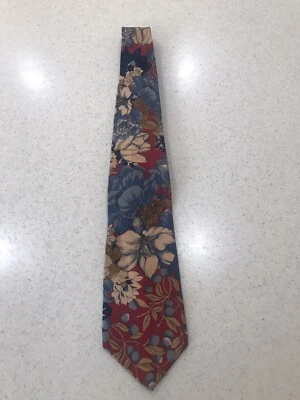 Corbata de seda floral Cambridge Classics Foto 1 de 4