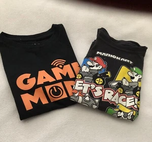 “Boys Shirt” Size 7, Game Mode & Mario Kart T Shirts - Picture 1 of 8