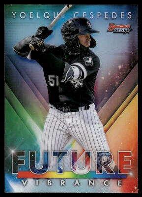 2021 Bowman's Best Yoelqui Cespedes Bowman Future Vibrance #BFV-14 - Image 1 of 2