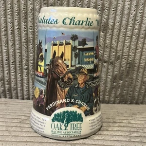Oak Tree Salutes Charlie Whittingham Beer Stein. Santa Anita 1995 Collectors - Picture 1 of 12