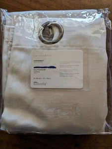 POTTERY BARN Sunbrella® Solid Outdoor Grommet Curtain-50 x 96"- Natural-OPEN BOX - Picture 1 of 3