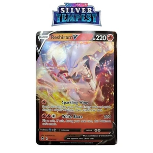 Reshiram V 024/195 Silver Tempest Ultra Rare NM Pokémon TCG - Picture 1 of 2
