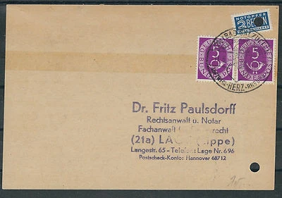 Lote Mi.Nr. 125 Como Par Valorado En PK Con Perforación De Registro - Imagen 1 de 2