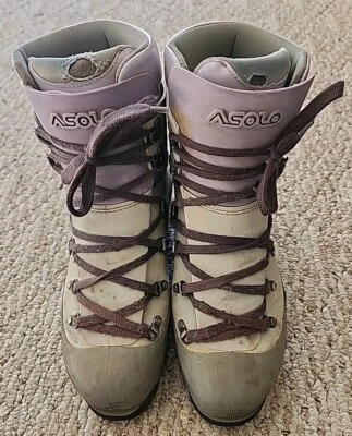 Asolo AFS 101 Carbon Fiber Mountaineering Boots Men's Size 8 US Inner Boot 7.5 - Image 1 of 4